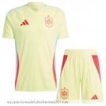 Nuevo 2ª Conjunto De Niños Espana 2024 Amarillo Baratas Nuevo 2ª Conjunto De Niños Espana 2024 Amarillo Baratas