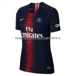 Nuevo Camisetas Mujer Paris Saint Germain 1ª Liga 18/19 Baratas