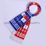 Bufanda Futbol Panamá Tejidas Azul Rojo Bufanda Futbol Panamá Tejidas Azul Rojo