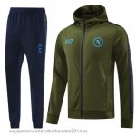 Conjunto Completo Chaqueta Con Capucha Napoli 24/25 Azul Verde Baratas