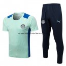 Nuevo Entrenamiento Conjunto Completo Palmeiras 22/23 Verde Negro Baratas