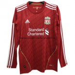 Nuevo Camiseta 1ª Liga Manga Larga Liverpool Retro 2010/2012 Baratas