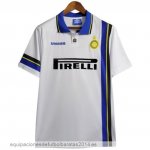 Nuevo 2ª Camiseta Inter Milan Retro 1997 1998 Blanco Baratas Nuevo 2ª Camiseta Inter Milan Retro 1997 1998 Blanco Baratas