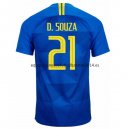 Nuevo Camisetas Brasil 2ª Equipación 2018 D.Souza Baratas