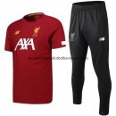 Nuevo Camisetas Conjunto Completo Liverpool Entrenamiento 19/20 Rojo Negro Baratas