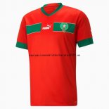 Nuevo 1ª Camiseta Marruecos 2022 Rojo Baratas