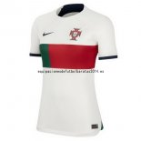 Nuevo 2ª Camiseta Mujer Portugal 2022 Blanco Baratas
