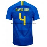 Nuevo Camisetas Brasil 2ª Equipación 2018 David Luiz Baratas