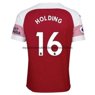 Nuevo Camisetas Arsenal 1ª Liga 18/19 Holding Baratas