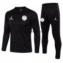 Nuevo Camisetas Chaqueta Conjunto Completo Paris Saint Germain Ninos JORDAN Blanco Negro Marino Liga 18/19 Baratas