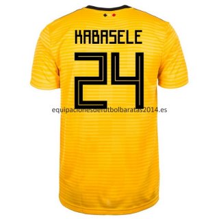 Nuevo Camisetas Belgica 2ª Liga Equipación 2018 Kabasele Baratas
