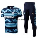Nuevo Entrenamiento Conjunto Completo Marsella 22/23 I Azul Baratas