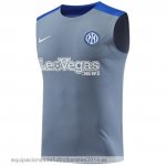 Nuevo Entrenamiento Sin Mangas Inter Milan 24/25 Gris Azul Baratas Nuevo Entrenamiento Sin Mangas Inter Milan 24/25 Gris Azul Baratas
