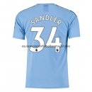 Nuevo Camisetas Manchester City 1ª Liga 19/20 Sandler Baratas