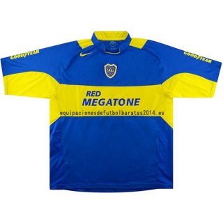 Nuevo 1ª Camiseta Boca Juniors Retro 2005 2006 Azul Baratas