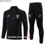 Nuevo Conjunto Completo Sudadera Entrenamiento Portugal 2026 Negro Amarillo Baratas Nuevo Conjunto Completo Sudadera Entrenamiento Portugal 2026 Negro Amarillo Baratas