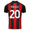Nuevo Camiseta AC Milan 1ª Liga 20/21 Kalulu Baratas