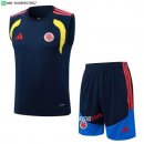 Nuevo Entrenamiento Sin Mangas Conjunto Completo Colombia 2026 Azul Amarillo Baratas Nuevo Entrenamiento Sin Mangas Conjunto Completo Colombia 2026 Azul Amarillo Baratas