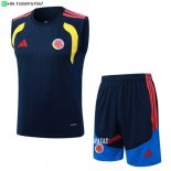 Nuevo Entrenamiento Sin Mangas Conjunto Completo Colombia 2026 Azul Amarillo Baratas Nuevo Entrenamiento Sin Mangas Conjunto Completo Colombia 2026 Azul Amarillo Baratas