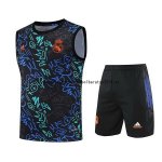Nuevo Entrenamiento Sin Mangas Conjunto Completo Real Madrid 22/23 Negro I Verde Baratas
