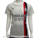 Nuevo Tailandia 2ª Jugadores Camiseta Niños AC Milan 23/24 Blanco Baratas