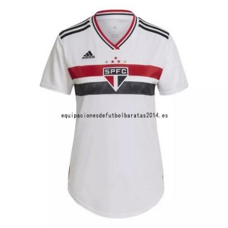 Nuevo Camiseta 1ª Liga Mujer São Paulo 22/23 Baratas