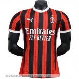 Nuevo 1ª Jugadores Camiseta AC Milan 24/25 Rojo Negro Baratas Nuevo 1ª Jugadores Camiseta AC Milan 24/25 Rojo Negro Baratas