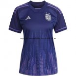 Nuevo 2ª Camiseta Mujer Argentina 2022 Purpura Baratas