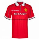 Nuevo Camisetas Manchester United 1ª Equipación Retro 1998/1999 Baratas