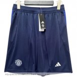 Nuevo 2ª Pantalones Manchester United 24/25 Azul Baratas Nuevo 2ª Pantalones Manchester United 24/25 Azul Baratas