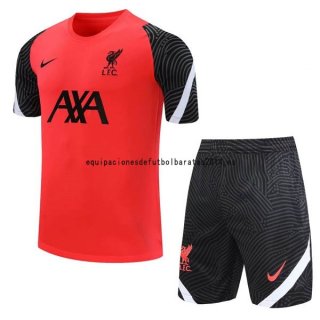 Nuevo Camisetas Liverpool Conjunto Completo Entrenamiento 20/21 Rojo Negro Baratas