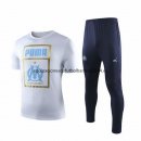 Nuevo Camisetas Marseille Conjunto Completo Entrenamiento 19/20 Blanco Azul Baratas