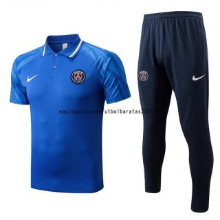 Nuevo Conjunto Completo Polo Paris Saint Germain 22/23 Azul Baratas