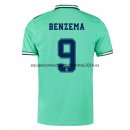 Nuevo Camisetas Real Madrid 3ª Liga 19/20 Benzema Baratas