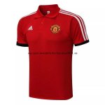 Nuevo Camiseta Polo Manchester United 21/22 Rojo Blanco Baratas