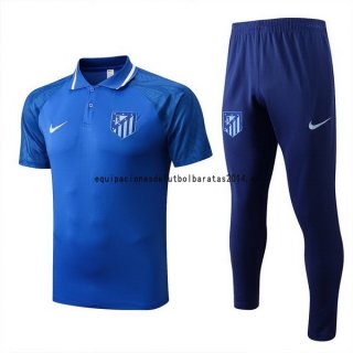 Nuevo Conjunto Completo Polo Atlético Madrid 22/23 Azul Baratas
