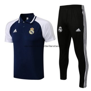 Nuevo Conjunto Completo Polo Real Madrid 22/23 Negro Blanco Baratas