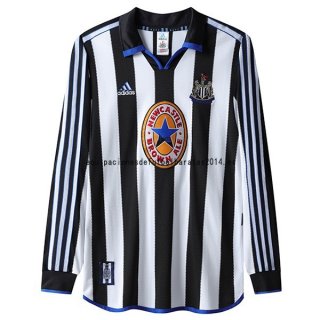 Nuevo 1ª Manga Larga Newcastle United Retro 1999 2000 Blanco Baratas