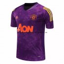 Nuevo Camisetas Entrenamiento Manchester United 20/21 Purpura Baratas