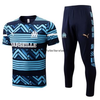 Nuevo Entrenamiento Conjunto Completo Marsella 22/23 I Azul Baratas