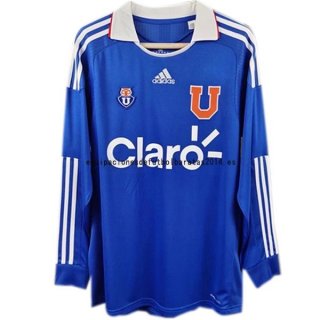 Nuevo Camiseta 1ª Liga Manga Larga Universidad De Chile Retro 2011 Baratas