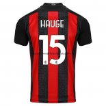 Nuevo Camiseta AC Milan 1ª Liga 20/21 Hauge Baratas