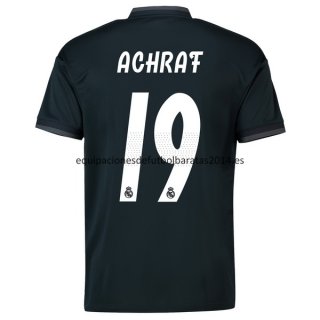 Nuevo Camisetas Real Madrid 2ª Liga 18/19 Achraf Baratas