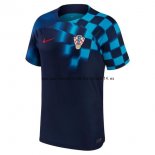 Nuevo 2ª Camiseta Croacia 2022 Azul Baratas