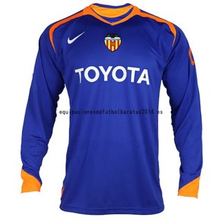 Nuevo Camiseta 2ª Liga Manga Larga Camiseta Valencia Retro 2005/2006 Baratas