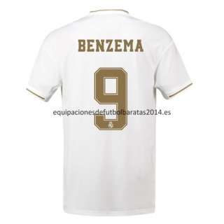 Nuevo Camisetas Real Madrid 1ª Liga 19/20 Benzema Baratas