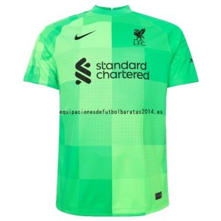 Nuevo Camiseta Liverpool Portero 1ª Liga 21/22 Baratas