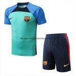 Nuevo Entrenamiento Conjunto Completo Barcelona 22/23 Azul Verde Baratas