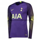 Nuevo Camisetas Manga Larga Portero Tottenham Hotspur Purpura Liga 18/19 Baratas