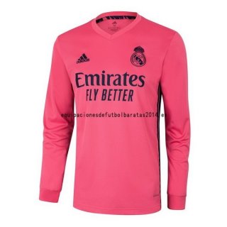 Nuevo Camisetas Manga Larga Real Madrid 2ª Liga 20/21 Baratas